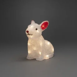 Kanin LED-lysfigur, batteridrevet