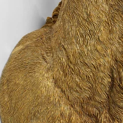 KARE Animal Goat væglampe med stik, guld