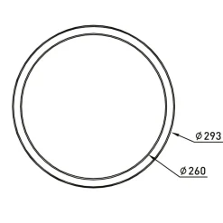 Karl LED-loftslampe, CCT, RGB-baggrundsbelysning, Ø 29 cm