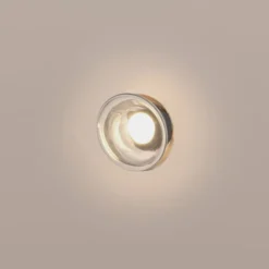 Karman Agua LED-væglampe, IP44, klart glas