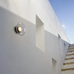 Karman Agua LED-væglampe, IP44, klart glas