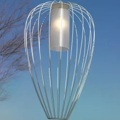 Karman Cell - bur-hængelampe, Ø55 cm, hvid