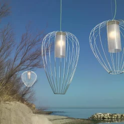 Karman Cell - bur-hængelampe, Ø55 cm, hvid