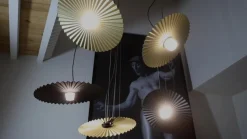 Karman Gonzaga LED-hængelampe, Ø 42 cm, hvid