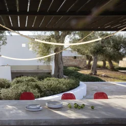 Karman Leda LED-hængelampe IP65 1 lyskilde bronze