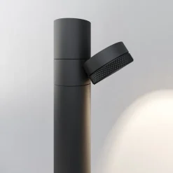 Karman LED-gadelampe Jaco, 54,3 cm, brun aluminium 2 lyskilder.