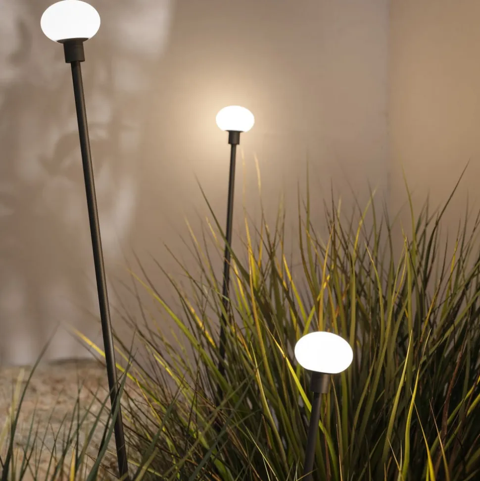 Karman LED-gadelampe MINUIT, højde 60 cm, sort, IP65