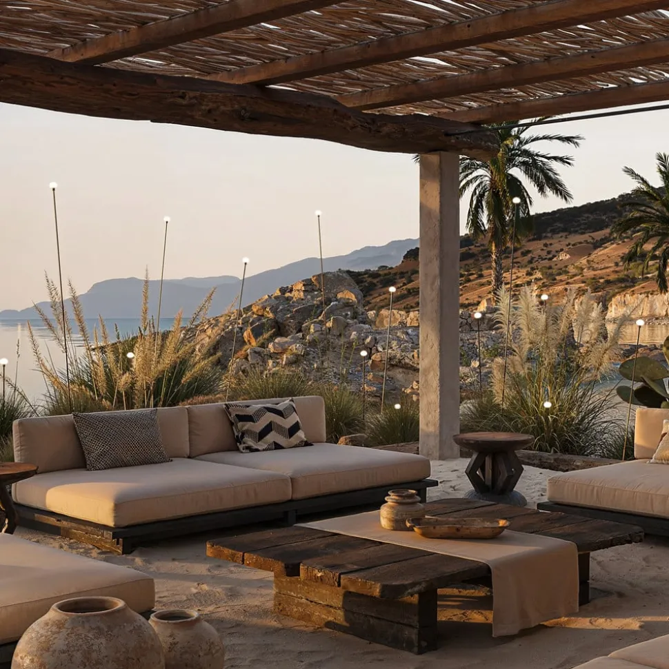 Karman LED-gadelampe MINUIT, højde 60 cm, sort, IP65