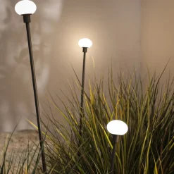 Karman LED-lampe med jordspyd MINUIT, højde 160 cm, sort, IP65