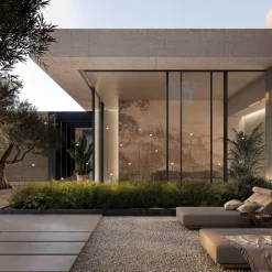 Karman LED-lampe med jordspyd MINUIT, højde 160 cm, sort, IP65