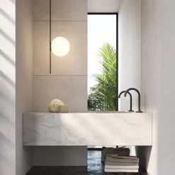 Karman udendørs loftlampe Atmosphere sort 178 cm plast