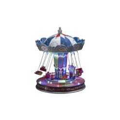 Karrusel borddekoration, farverige LED’er og musik