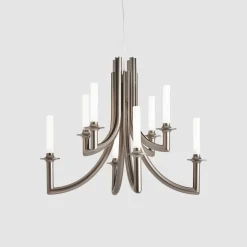 Kartell Khan lysekrone, Ø 77 cm, mat bronze