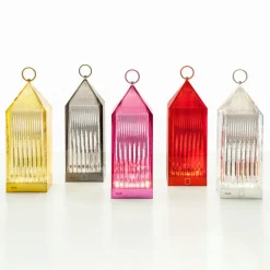 Kartell Lantern LED-bordlampe, røggrå IP54