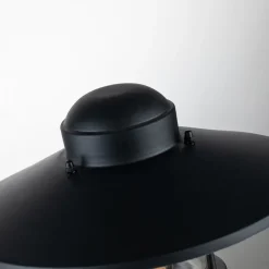 Klampenborg sokkellampe, sort, PIR-sensor