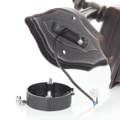 Kobberfarvet udendørs væglampe Toulouse, pendel