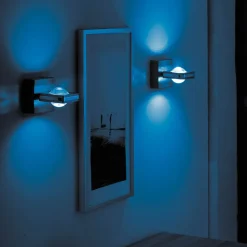 Kontrollerbar LED-væglampe Fisheye, fjernbetjening