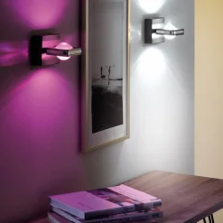 Kontrollerbar LED-væglampe Fisheye, fjernbetjening