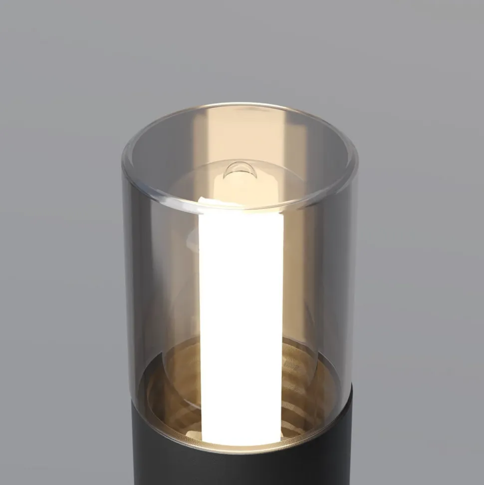 Lampe med jordspyd GLIDE, grafit, højde 37 cm, IP54, G9