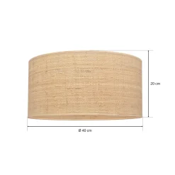 Lampeskærm Abba E27 Ø40/højde 20 cm, rattan
