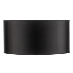 Lampeskærm Alba, Ø 40 cm, E27, sort/guld