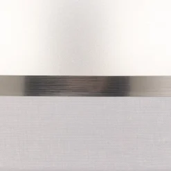 Lampeskærm Helen E27 Ø25/højde 15 cm hvid/sølv