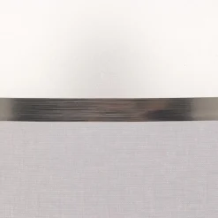 Lampeskærm Helen E27 Ø40/højde 20 cm hvid/sølv