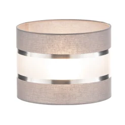 Lampeskærm Helen E27 Ø20/Højde15cm grå/sølv