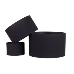 Lampeskærm Roller Ø 50 cm, sort