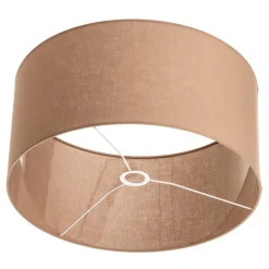 Lampeskærm Roller, cappuccino, Ø 50 cm, højde 24 cm