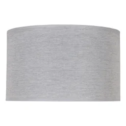Lampeskærm Roller, grå, Ø 50 cm, højde 30 cm