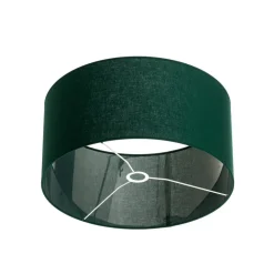 Lampeskærm Roller, grøn, Ø 50 cm, højde 24 cm