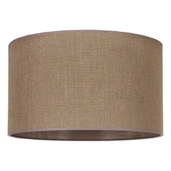 Lampeskærm Roller, lysebrun, Ø 40 cm, højde 22 cm