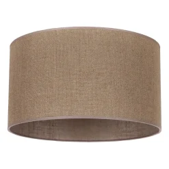 Lampeskærm Roller, lysebrun, Ø 40 cm, højde 22 cm