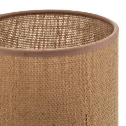 Lampeskærm Roller, lysebrun, Ø 15 cm, højde 15 cm