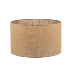Lampeskærm Roller, lysebrun, Ø 50 cm, højde 30 cm