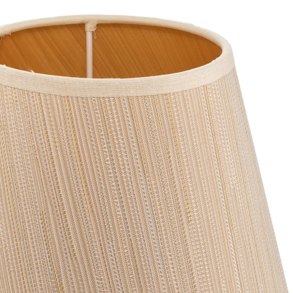 Lampeskærm Sofia Højde 15,5 cm hvid/guldstrip