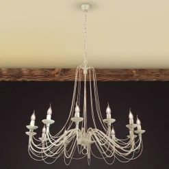 Landlig rustik lysekrone Antonina, 12