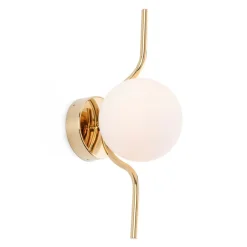 Le Vita LED-væglampe med opalglas