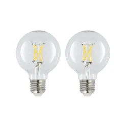 LED E27 4 W G80 2.700 K filament dæmpes klar 2 stk