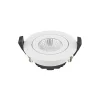LED indbygningsspot Diled, Ø 8,5 cm, 6 W, 3.000 K, hvid