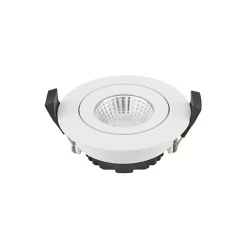 LED indbygningsspot Diled, Ø 8,5 cm, 6 W, 3.000 K, hvid
