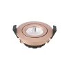 LED indbygningsspot Diled, Ø 8,5 cm, 6 W, 3.000 K, rosé