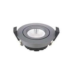 LED indbygningsspot Diled, Ø 8,5 cm 6W Dim-To-Warm antracit