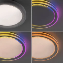 LED loftslampe Sfærisk, CCT, RGB, Ø 48cm