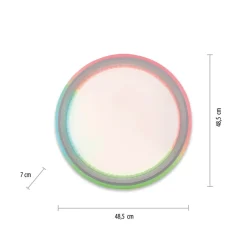 LED loftslampe Sfærisk, CCT, RGB, Ø 48cm