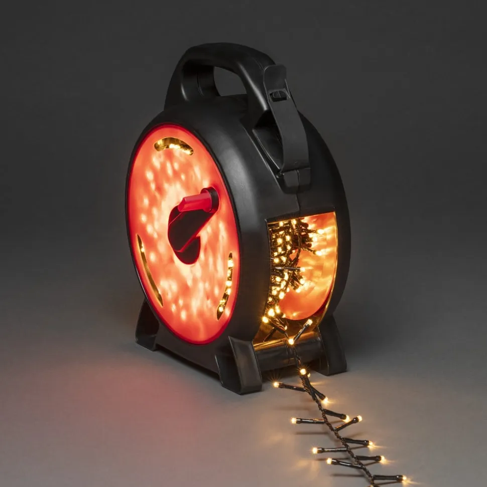 LED lyskæde Compact amber 400 LED'er 8,78 m