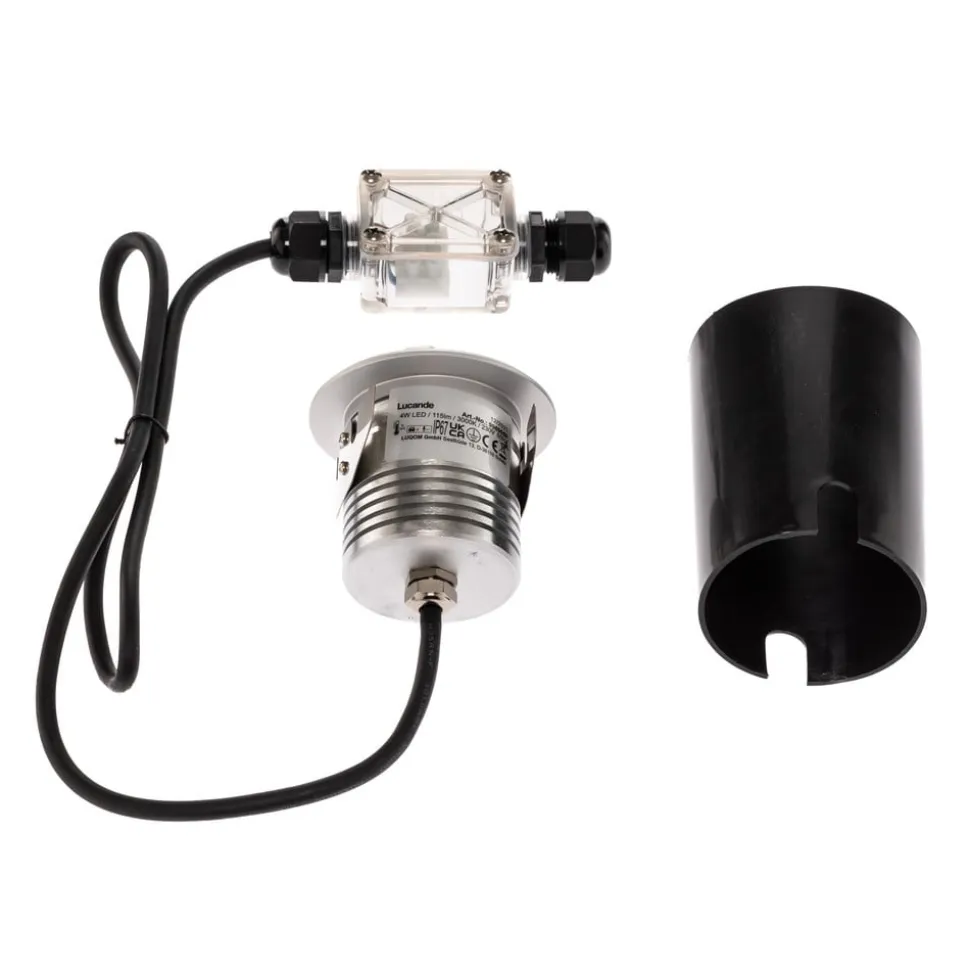 LED nedgravningsspot Anina i aluminium