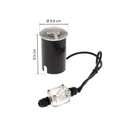 LED nedgravningsspot Anina i aluminium