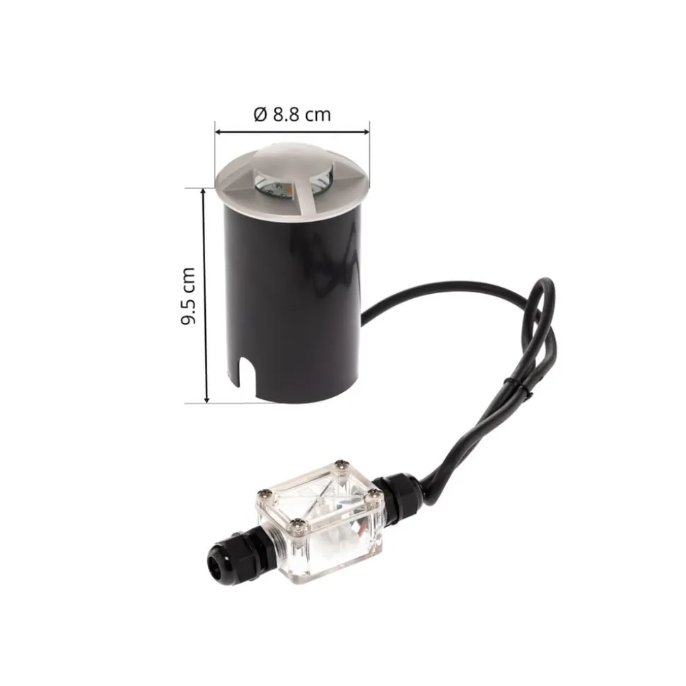 LED nedgravningsspot Anina i aluminium